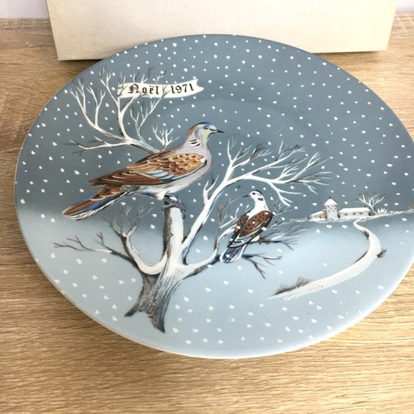 Haviland Limoges France 1971 Christmas Collector Plate Vintage - Picture 1 of 12